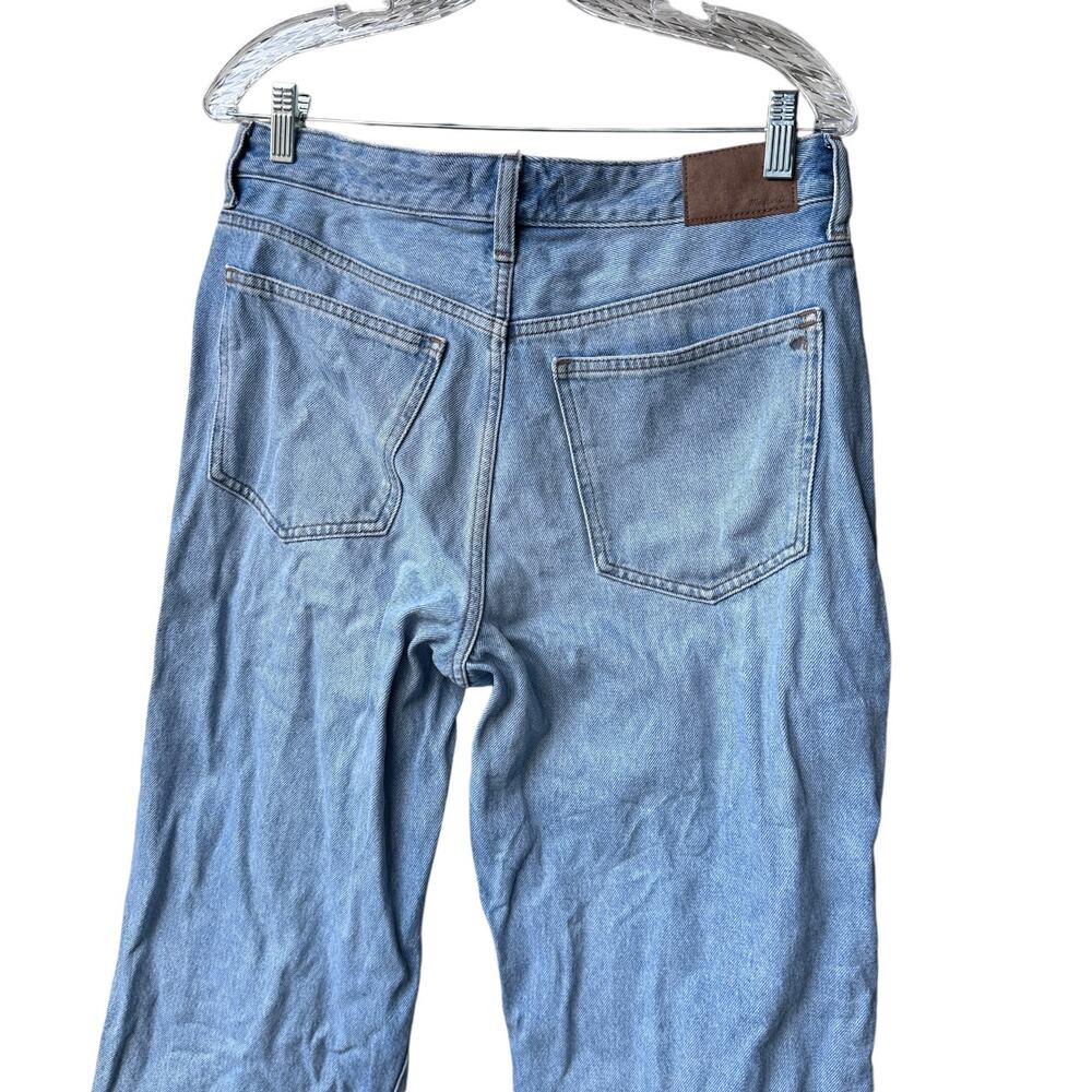 madewell curvy low-slung straight jeans sevilla wash: no689 crosstab edition 28 - Picture 7 of 10